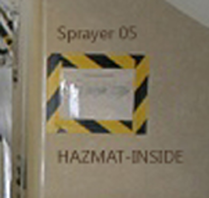 Enlargement of wall markings